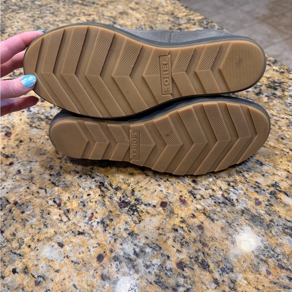 Sorel Evie II Gray Ankle Boots - Picture 7 of 7